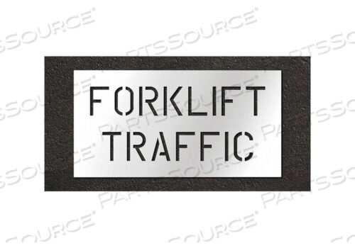 OEM#: STL-108-10602PAVEMENT STENCIL FORKLIFT TRAFFIC by RAE Products & Chemicals Corp.