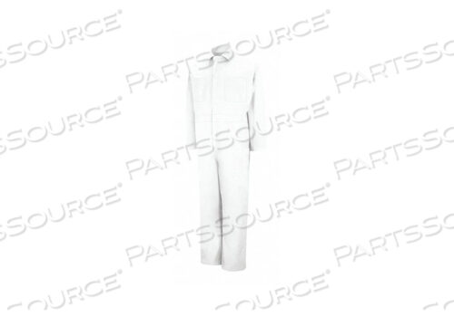 MNS LS WHITE ACTION BACK COVERALL