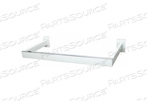 OEM#: EMTW/R81RECTNGL TUBING HANGRAIL 11 D WHITE PK10 by Econoco