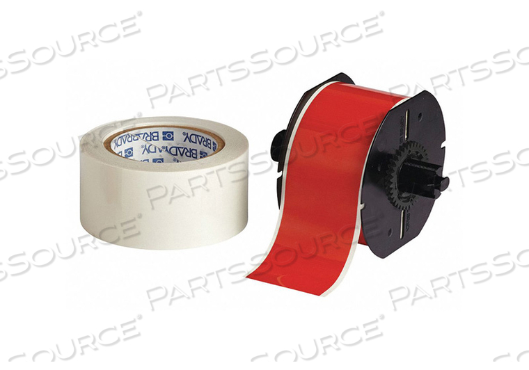 OEM#: B30C-2250-483RD-KTLABEL TAPE CARTRIDGE RED 2-1/4 IN.W by Brady Americas