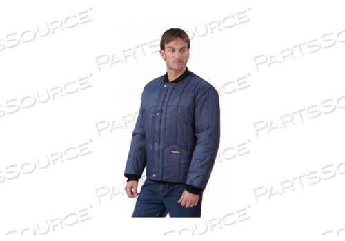 OEM#: 0525RNAVLARCOOLER WEAR JACKET REGULAR, NAVY - LARGE by RefrigiWear