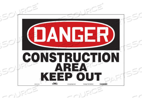 OEM#: 476J70SAFETY SIGN 36 WX24 H 0.055 THICKNESS by Condor