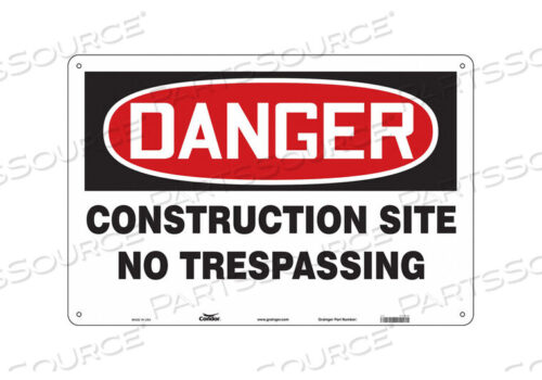 OEM#: 476K12SAFETY SIGN 36 WX24 H 0.032 THICKNESS by Condor