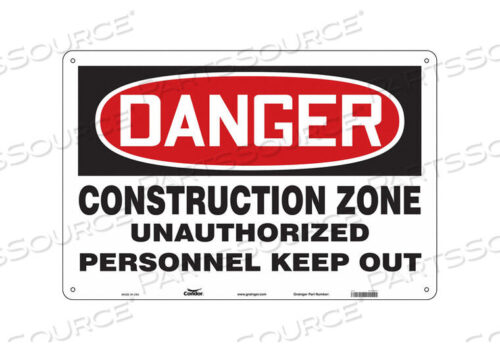 OEM#: 476K31SAFETY SIGN 36 WX24 H 0.055 THICKNESS by Condor