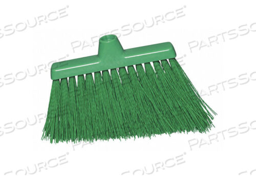 OEM#: 48LZ49J4744 ANGLE BROOM HEAD GREEN BRISTLE 6-1/2 L by Tough Guy