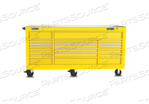 J4790 ROLLING CABINET YELLOW 46-3/8 H 22DRAWER