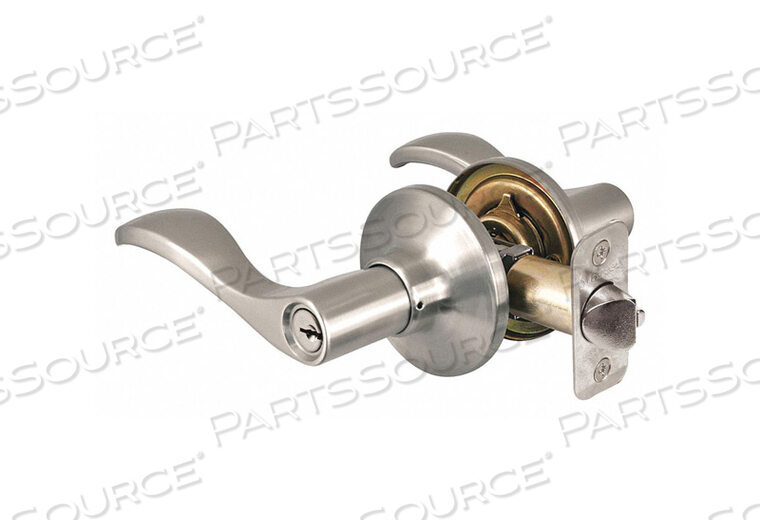 OEM#: WL0215KA4LEVER LOCKSET SATIN NICKEL WAVE STYLE by Master Lock