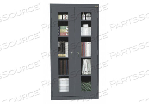 STORAGE CABINET 78 STEEL CHARCOAL
