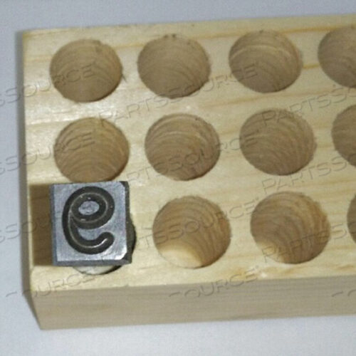 OEM#: 03091 9HAND STAMP 2-3/8 SHANK L STEEL by Young Bros. Stamp Works, Inc.