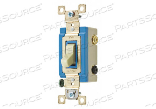 OEM#: 4804IWALL SWITCH IVORY 15A 4-WAY SWITCH by Hubbell Power Systems