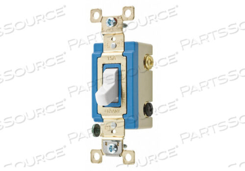 OEM#: 4804WWALL SWITCH WHITE 15A 4-WAY SWITCH by Hubbell Power Systems