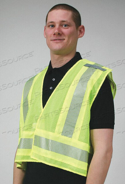 OEM#: 4CWF1VEST PUBLIC SAFETY POLYESTER LIME 3XL by Condor