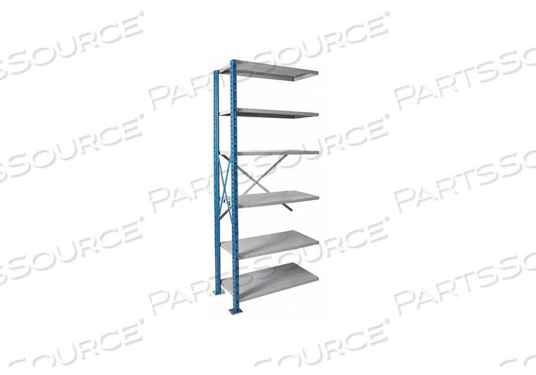 OEM#: AH5511-1810PBMETAL SHELVING OPEN ADD-ON 123 H 6 SHELF by Hallowell