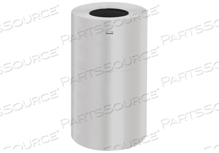 OEM#: FGAOT35SATRASH CAN ROUND 21 GAL. SILVER by Rubbermaid Medical Division