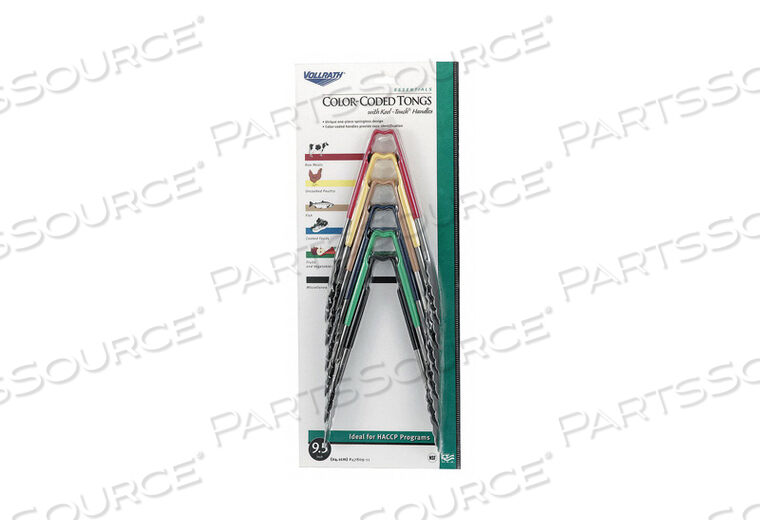OEM#: 4780911UTILITY TONG MULTI-COLORED SET by Vollrath