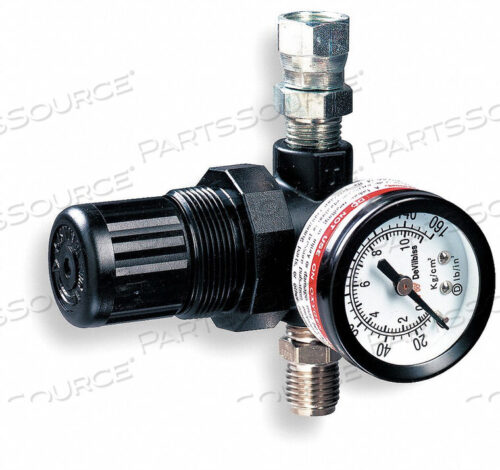 OEM#: HARG-510AIR REGULATOR WITH GAUGE 250 PSI 150F by Devilbiss