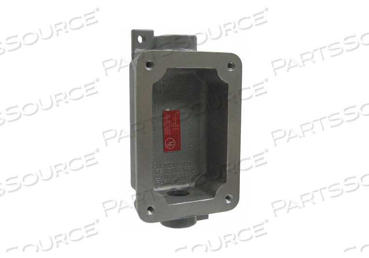 OEM#: FXB-6DEVICE BOX 1IN HUB 15.5CU-IN 2 HUBS by Hubbell Power Systems