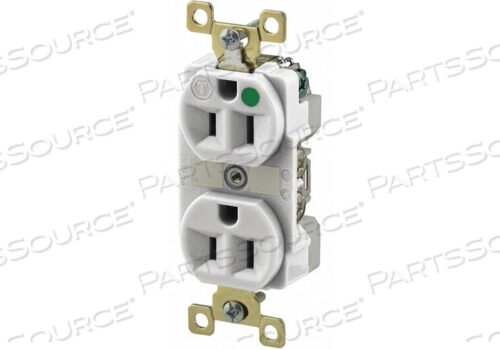OEM#: BRY8200WRECEPTACLE WHITE 15A 5-15R NEMA CONFIG. by Hubbell Power Systems