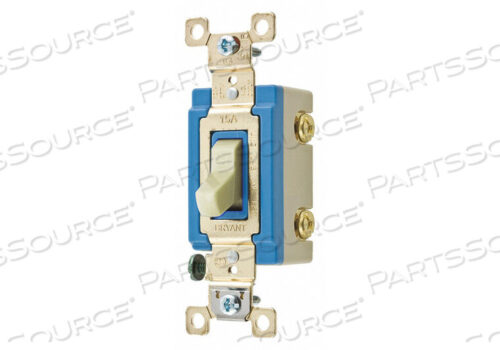 OEM#: 4802IWALL SWITCH 15A IVORY 2-POLE TYPE TOGGLE by Hubbell Power Systems