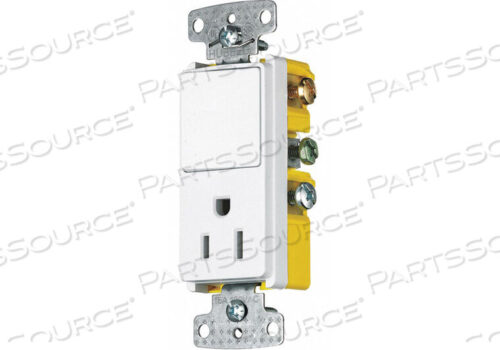 OEM#: RCD108WCOMBINATION DEVICE SWITCH/RECEPTACLE 15A by Hubbell Power Systems