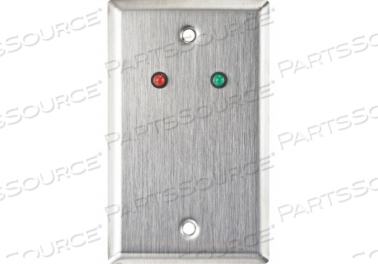 OEM#: RP-09WALL PLATE SINGLE GANG STAINLESS STEEL by Alarm Controls