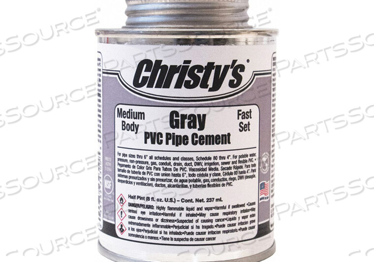OEM#: RH-MGLV-HP-24PIPE CEMENT GRAY 8 OZ. by Christys