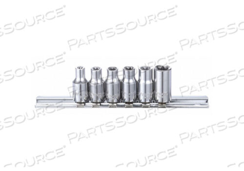 OEM#: 54TN25SOCKET BIT SET SAE 1/4 DRIVE 6 PCS by Westward