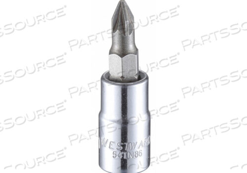 OEM#: 54TN86SOCKET BIT POZIDRIV(R) #1 TIP 1-1/2 L by Westward