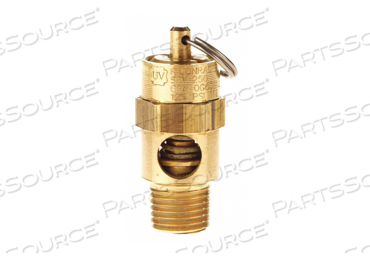 OEM#: SRV250-14-200 SSTAIR SAFETY VALVE 1/4 (M) NPT INLET by Conrader