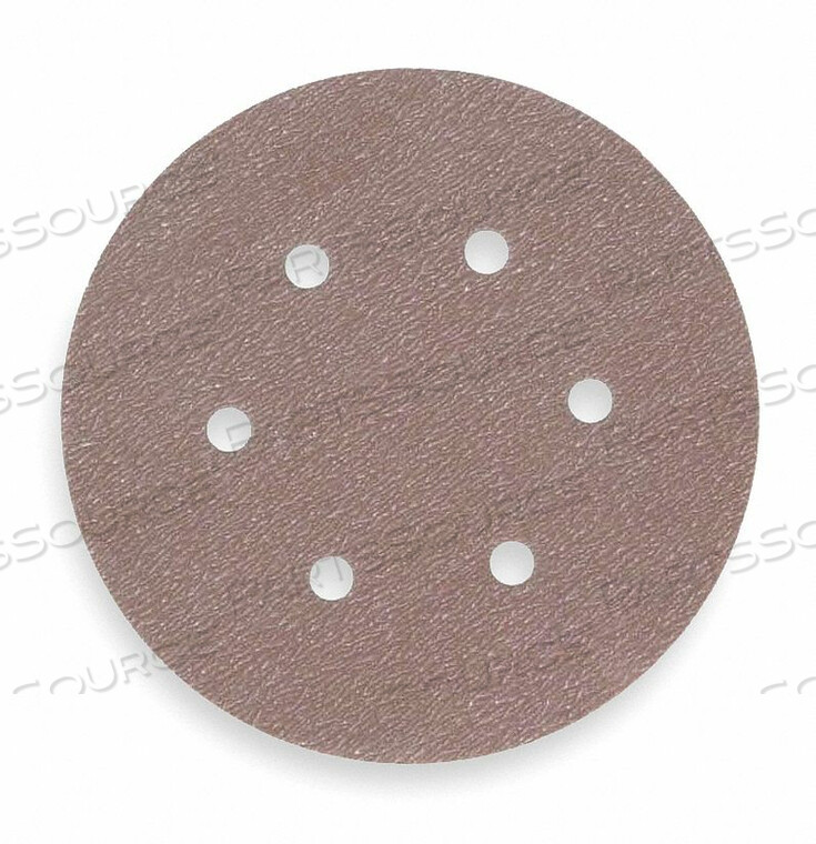 OEM#: 66261131513H5936 PSA DISC ROLL 6 HOLE 6 IN P120G ALO by Norton | Saint-Gobain Abrasives