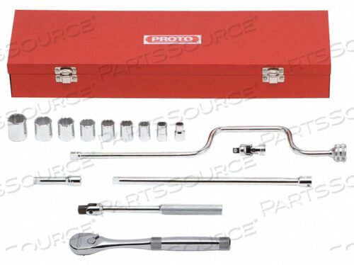 SOCKET WRENCH SET SAE 3/8 IN DR 15 PC