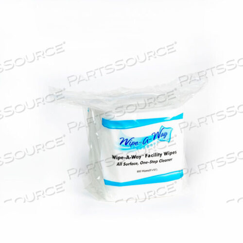OEM#: WA-800FACILITY WIPES - 800 TOWELS/ROLL, 2 REFILL ROLLS by Wipe-A-Way