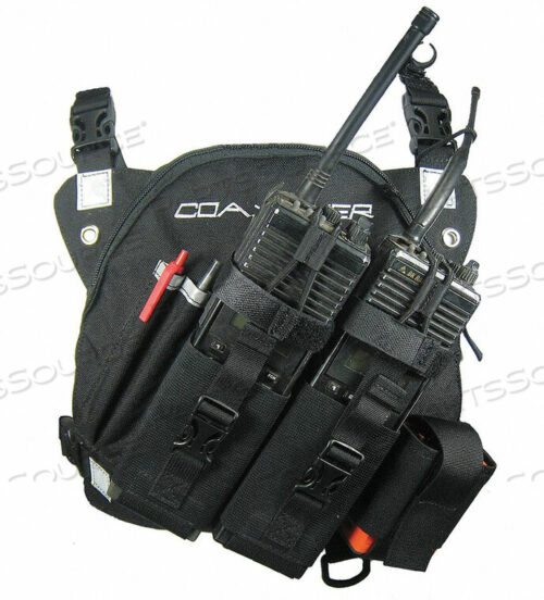 OEM#: RP201DR-1 COMMANDER DUAL RADIO CHEST HARNESS by Coaxsher