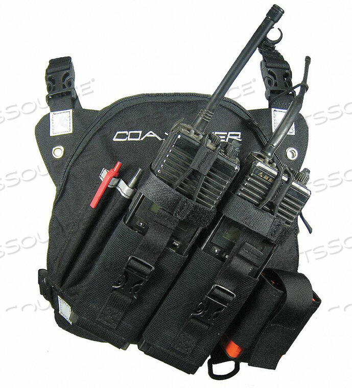 OEM#: RP201DR-1 COMMANDER DUAL RADIO CHEST HARNESS by Coaxsher