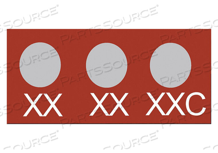 OEM#: 430-110CNON-REV TEMP INDICATOR MYLAR PK10 by Wahl