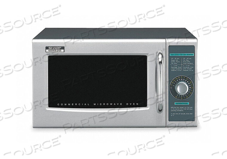 OEM#: R21LCFSCOMMERCIAL MICROWAVE OVEN, 1.0 CU. FT., 1000 WATT, DIAL CONTROL by Sharp Electronics Corporation