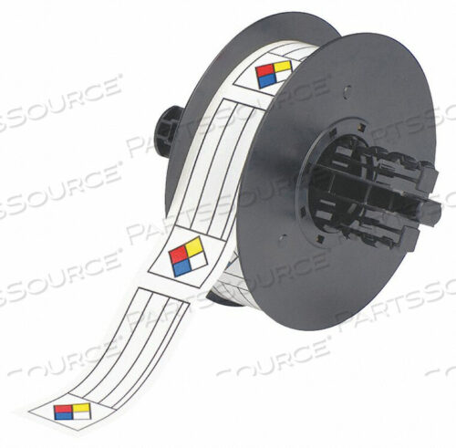 OEM#: B30-246-595-NFRRTK LABEL RED/YELLOW/BLUE/WHITE 1.125 IN by Brady Americas