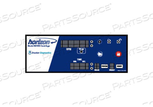 OEM#: 7724033REPLACEMENT FRONT PANEL LABEL FOR CENTRIFUGE MODEL 842VES by Drucker Diagnostics, Inc. (formerly QBC Diagnostics)