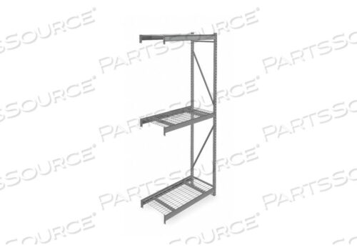 OEM#: 6940BULK RACK ADD-ON 120 H 48 W 24 D GRAY by Tennsco Corp.