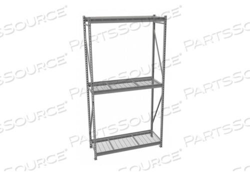 OEM#: 6940BULK RACK STARTER 120 H 60 W 24 D GRAY by Tennsco Corp.