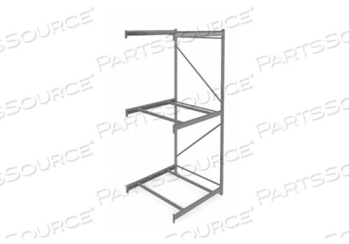 OEM#: 6940BULK RACK ADD-ON 120 H 48 W 48 D GRAY by Tennsco Corp.