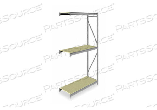OEM#: 6940BULK RACK ADD-ON 120 H 60 W 24 D GRAY by Tennsco Corp.
