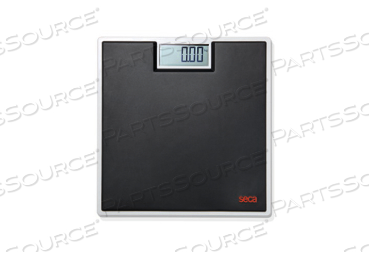 OEM#: 8031321009DIGITAL FLAT SCALE FOR INDIVIDUAL PATIENT USE, BLACK MAT, 330 LB/150 KG, 1.1 IN LCD by Seca Corp.