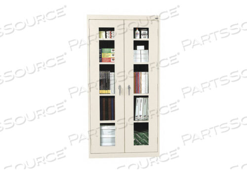 F1923 SHELVING CABINET 72 H 36 W PUTTY