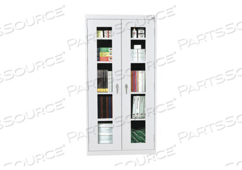 F1922 SHELVING CABINET 72 H 36 W LIGHT GRAY