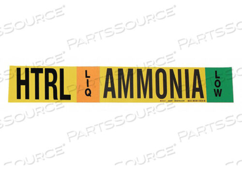 OEM#: 57989AMMONIA PIPE MARKER HTRL 2 TO 8IN by Brady Americas