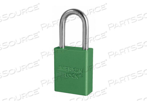 OEM#: A1106KAS3GRNE7785 LOCKOUT PADLOCK KA GREEN 1-7/8 H PK3 by Master Lock