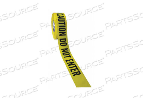 OEM#: B3104Y23-200BARRICADE TAPE W/REEL YELLOW/BLK 1000 FT by Presco