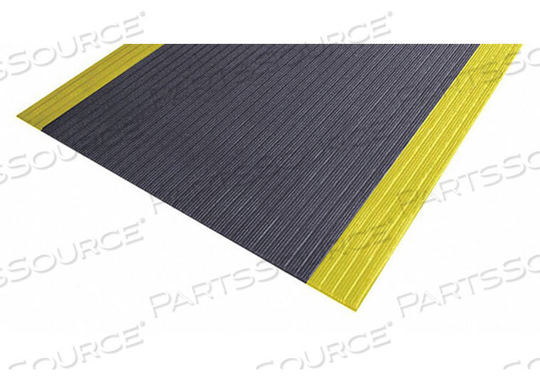 OEM#: 410R0524BYANTIFATIGUE RUNNER BLACK YLLWBRDR 2X30FT by Notrax