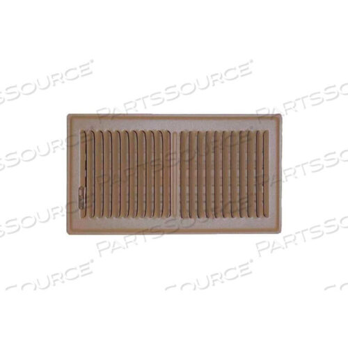 OEM#: SG-610 FLBSPEEDI-GRILLE BROWN FLOOR VENT REGISTER WITH 2 WAY DEFLECTION 6 X 10 by Applied Applications Intl, LLC